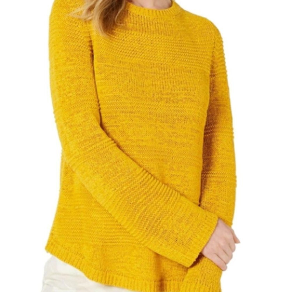 Style & Co. Mixed-Stitch Crew Neck Sweater Medium